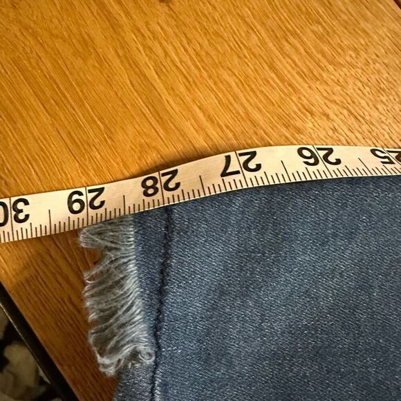 Good American distressed good waist Jean 14/32 medium wash - Picture 7 of 9